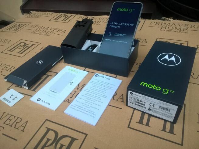 Nowa MOTO G72 8/256G Helio G99 8x2.2GH AMOLED6.6 120Hz 108Mp