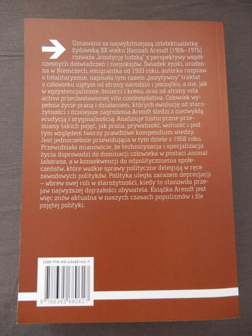 Hannah Arendt. Kondycja ludzka