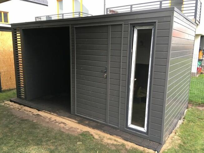 Domek Wakacyjny Drewniany Altana Sauna Drewutnia Letniskowy