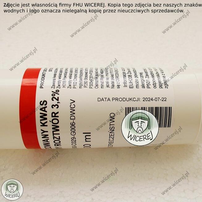 Kwas szczawiowy roztwór 3,2% Gotowy do użycia 500ml