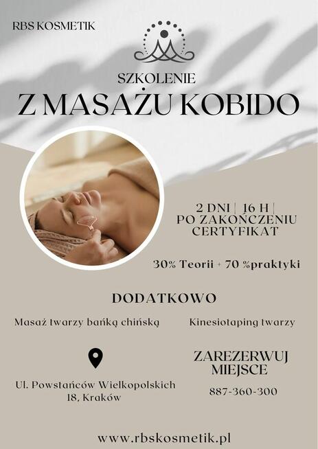 Kurs z masażu KOBIDO - Kraków