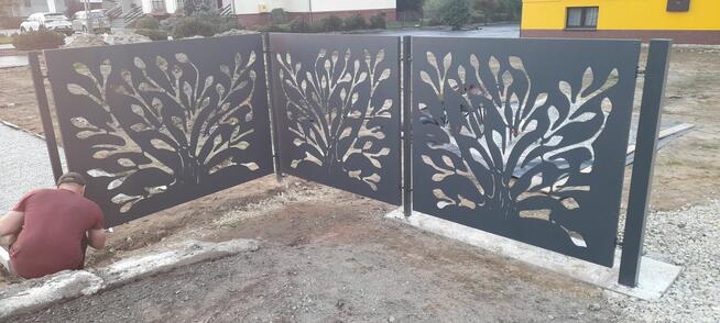 Ogrodzenia, ogrodzenie palisadowe, przęsła ogrodzeniowe