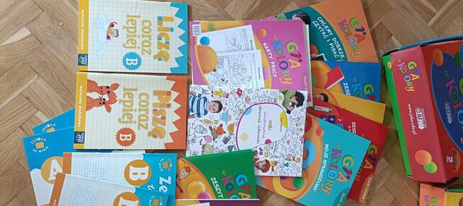 Gra w kolory 1 i 2 Plus zeszyty okazja