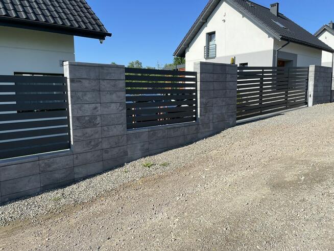 Ogrodzenia, ogrodzenie palisadowe, przęsła ogrodzeniowe