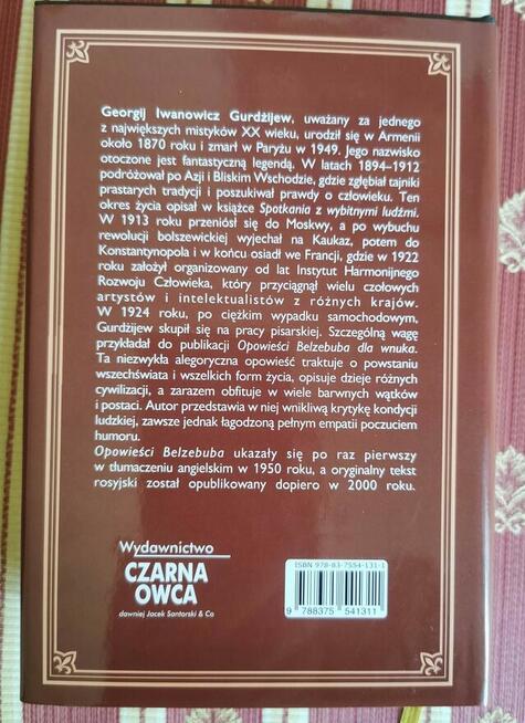 Georgij Iwanowicz Gurdżijew Opowieści Belzebuba dla wnuka