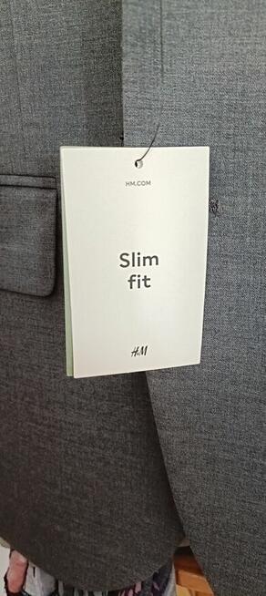 Ładna marynarka H&M Ostatnia sztuka w okazyjnej cenie Slim F