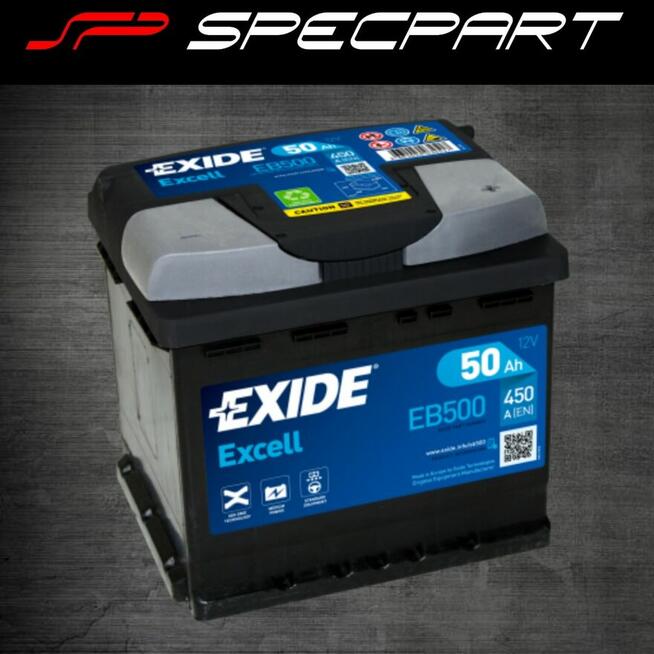 Akumulator Exide Excell 50Ah 450A