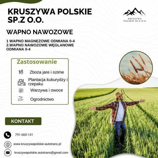 WAPONO NAWOZOWE WĘGLANOWE Z TRANSPORTEM