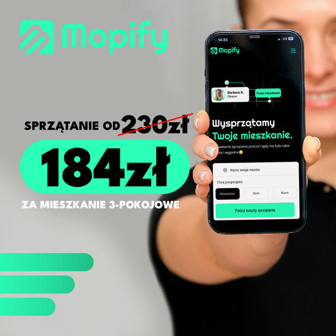 Profesjonalne sprzątanie mieszkań - Wrocław - Mopify