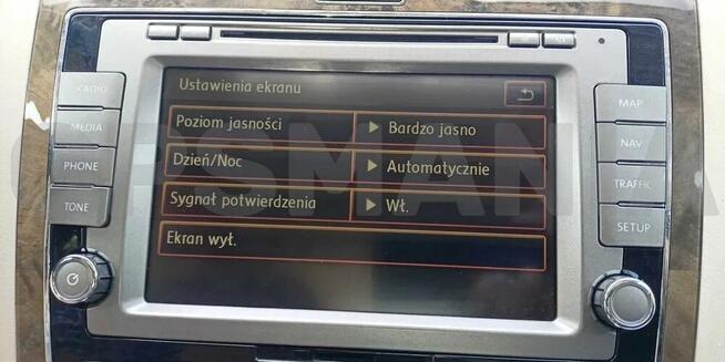 Polskie menu lektor mapa Volkswagen VW RNS 810 PHAETON