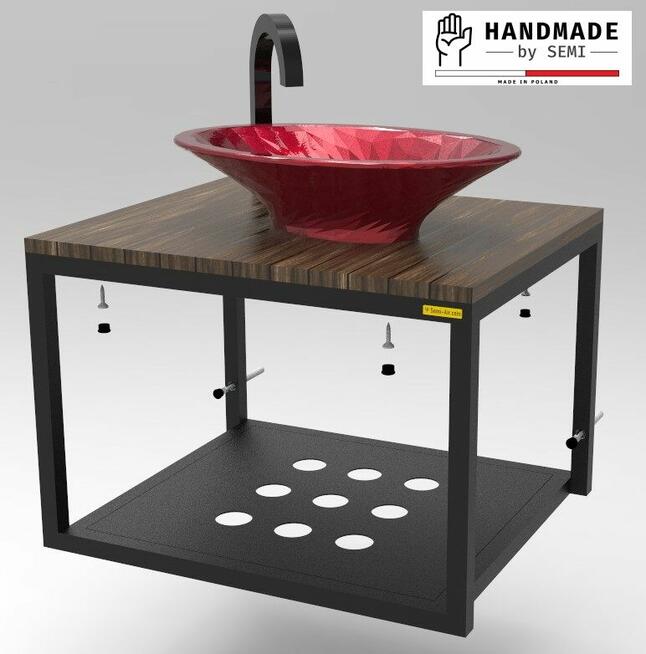 Stelaż konsola łazienkowa pod umywalkę wisząca stojak rama