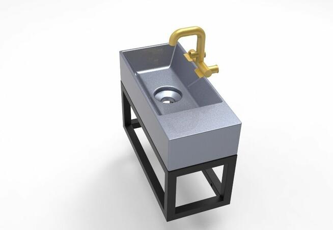 Konsola łazienkowa stelaż pod umywalkę loft wymiar