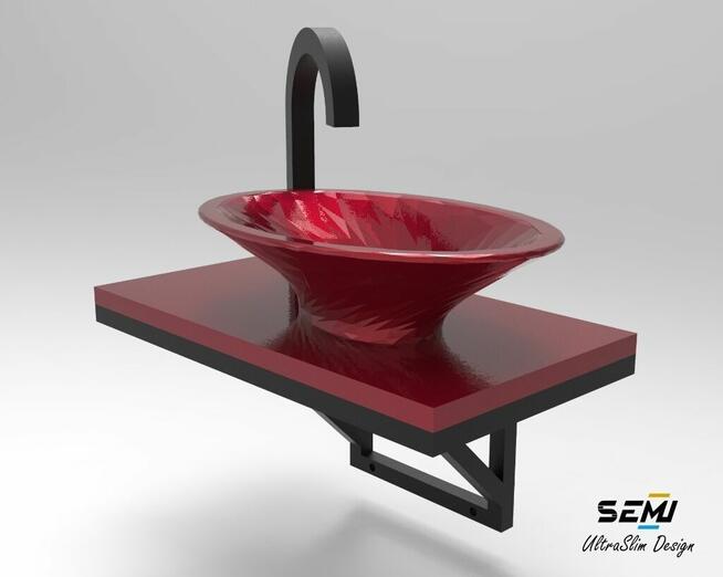 Stelaż pod umywalkę nablatową misa misę na wymiar konsola ła