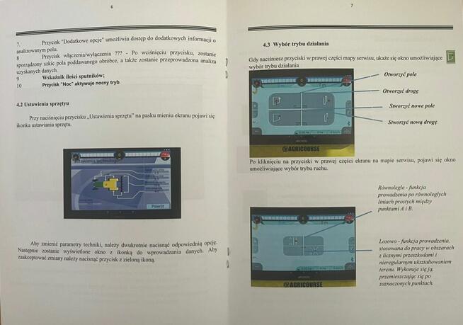 Nawigacja rolnicza Agricourse