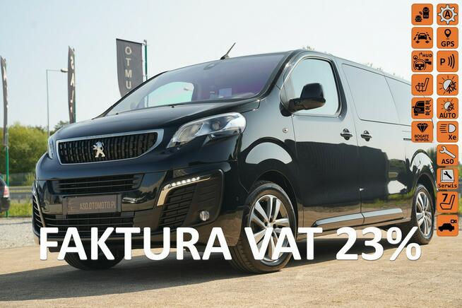 Peugeot Traveller JEDYNY W PL head up BIXENON grzane fotele SKÓRA el.drzwi MASAZE 7 osob