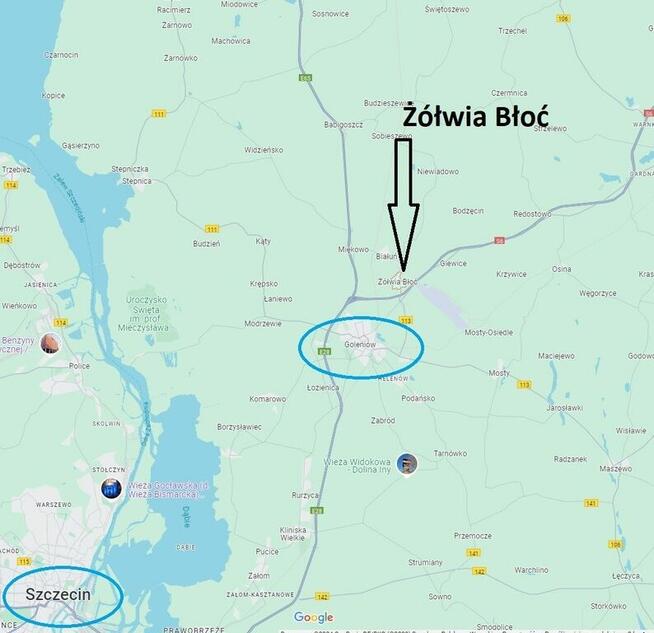 Działka na sprzedaż pod Goleniowem/ Żółwia Błoć