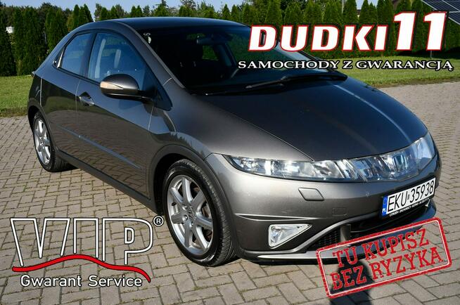 Honda Civic 1,8benz DUDKI11 Klimatronic,Alu,Tempomat,Xenony,EL.szyby.Centralka,.OK