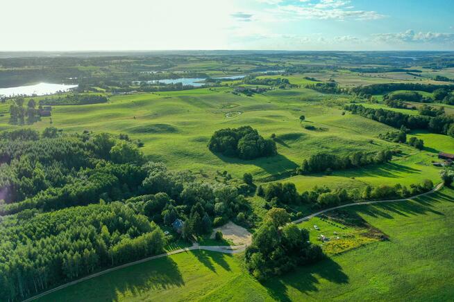 Budowlana działka k.Mrągowa 1km od jeziora