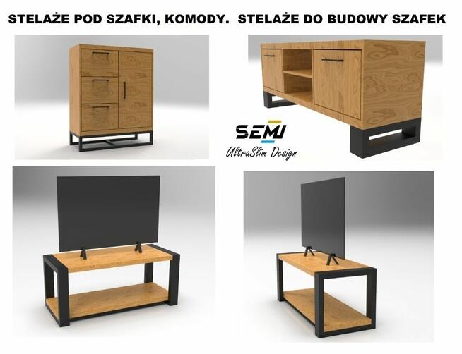 Stelaż pod umywalkę loft szafka do miski industria konsola ł