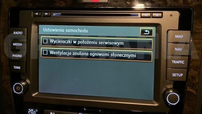 Polskie menu lektor mapa Volkswagen VW RNS 810 PHAETON