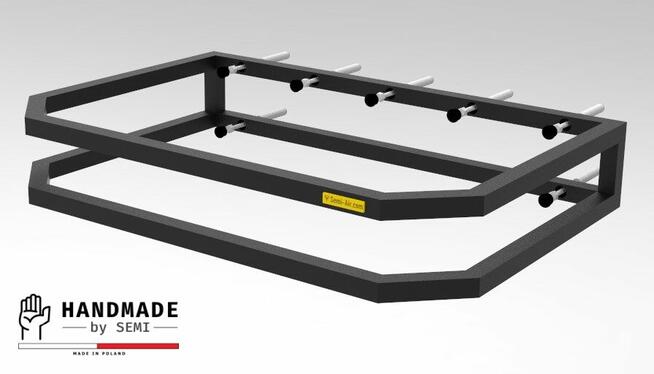 Stelaż pod umywalkę wiszącą reling konsola łazienkowa