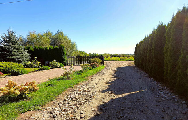 Ładna działka 970m2, Łapiguz. 1 km od Zamościa