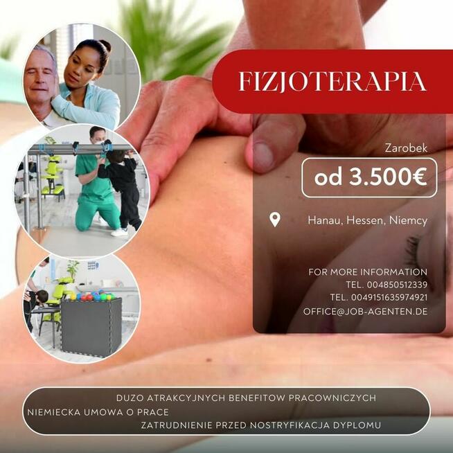 Fizjoterapeuta oferta pracy w Hannau Hesja