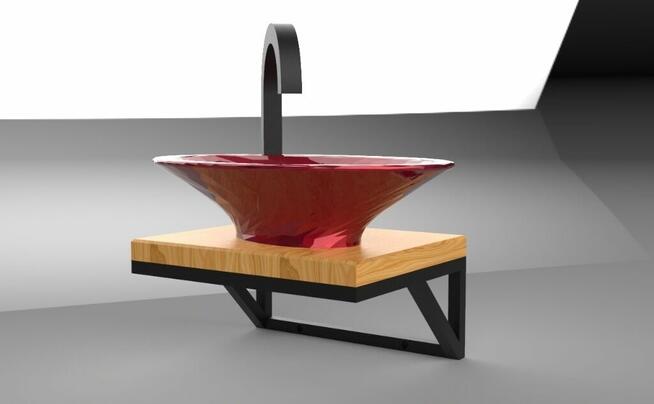 Stelaż pod konsolę blat umywalkę Boho konsola łazienkowa