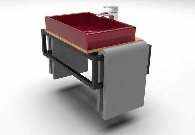 Stelaż pod umywalkę nablatową misa misę na wymiar konsola ła