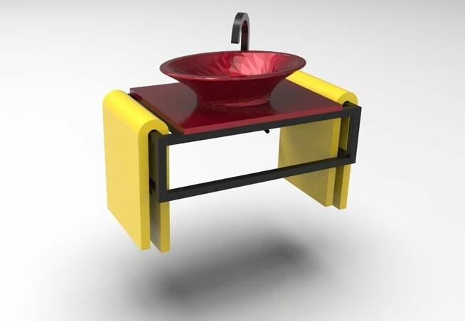 Stelaż pod umywalkę nablatową misa misę na wymiar konsola ła