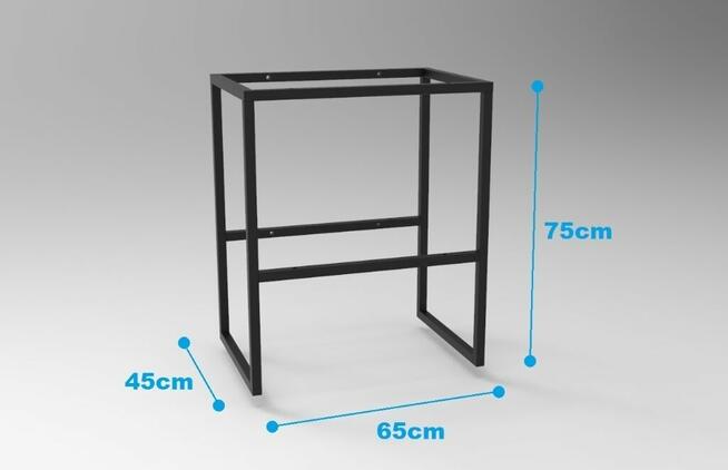 Stelaż pod umywalkę loft szafka do miski industria konsola ł