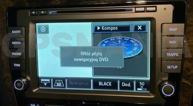 Polskie menu lektor mapa Volkswagen VW RNS 810 PHAETON