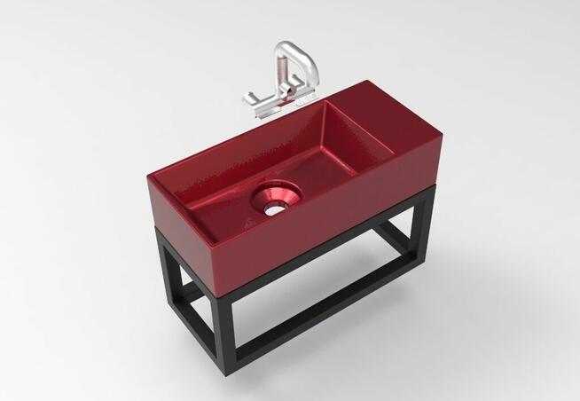 Konsola łazienkowa stelaż pod umywalkę loft wymiar