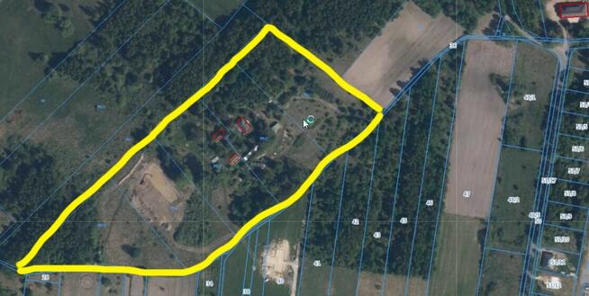 Posiadłość 4,6 ha, dwa domy, stawy, dużo drzew