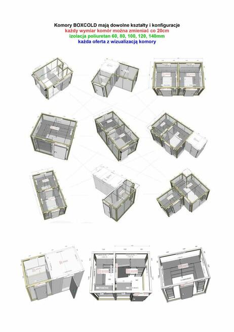 komory chłodnicze i mroźnicze na wymiar