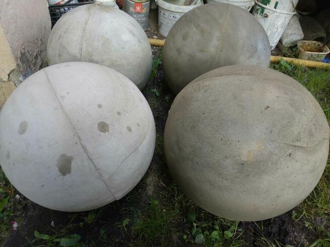 Kula betonowa ogrodowa cementowa 40cm pełna kule ozdoba na o