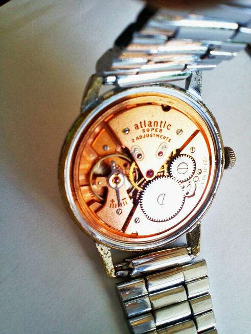 zegarek naręczny męski marki ATLANTIC sprawny