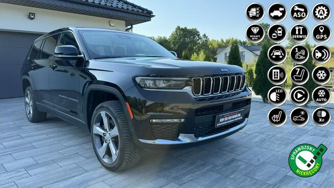 Jeep Grand Cherokee Long limited 3.6v6 394KM 6.osb. Ledy kamera skóry zamiana 4x4 f-k VAT