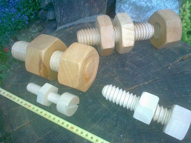 Śruby drewniane nakrętki prasy int. spoż.szywnice producent