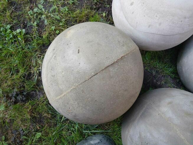 Kula betonowa ogrodowa cementowa 40cm pełna kule ozdoba na o