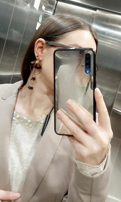 Kolczyki kwiaty Złote sztyfty żółte, biżuteria