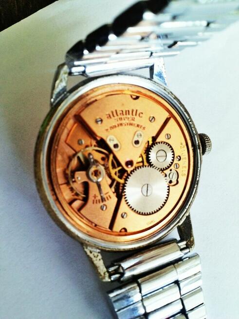 zegarek naręczny męski marki ATLANTIC sprawny