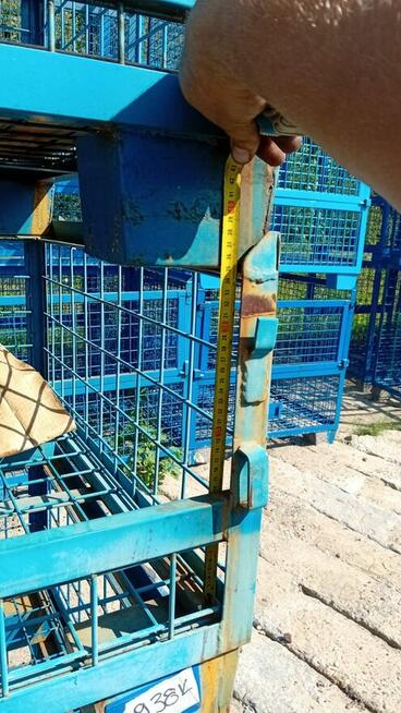 GITTERBOX 1/2 KOSZ metalowy magazynowy 51x123,5x83,5