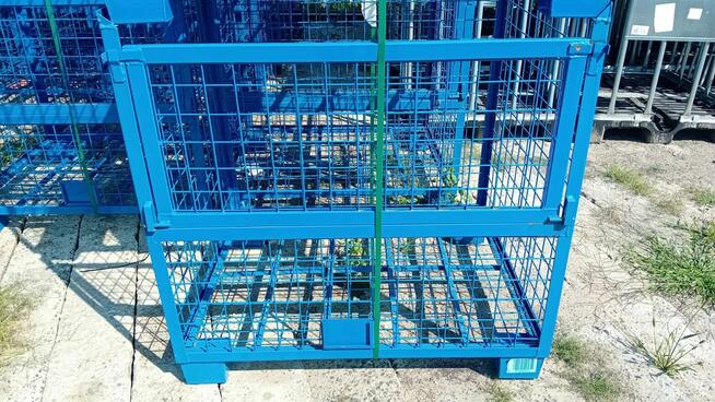 GITTERBOX KOSZ metalowy Siatkowy magazynowy 111x112x92