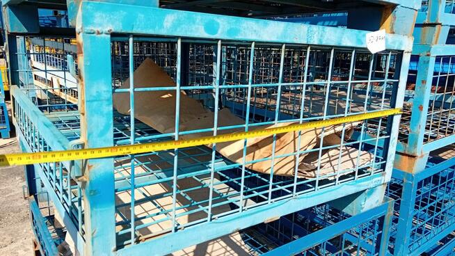 GITTERBOX 1/2 KOSZ metalowy magazynowy 51x123,5x83,5