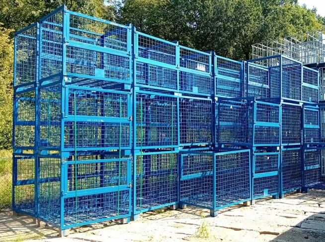 GITTERBOX KOSZ metalowy Siatkowy magazynowy 111x112x92