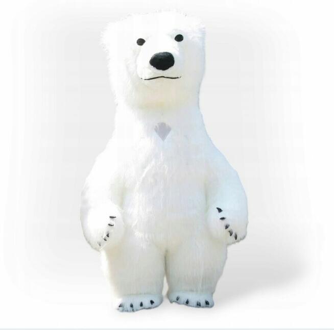 Kostium białego misia