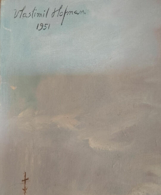 Vlastimir Hofman Matka przytulająca dziecko. 1951