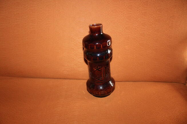 Stara kamionkowa butelka po winie piwie