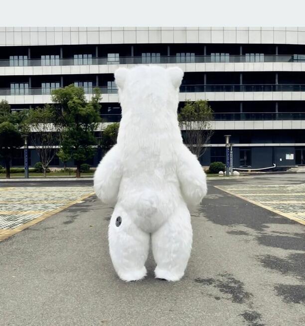 Kostium białego misia